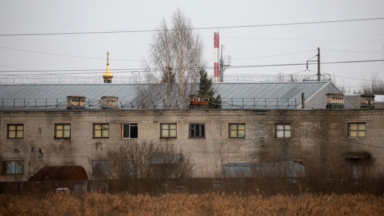 IK-2 penal colony where Alexei Navalny is being held