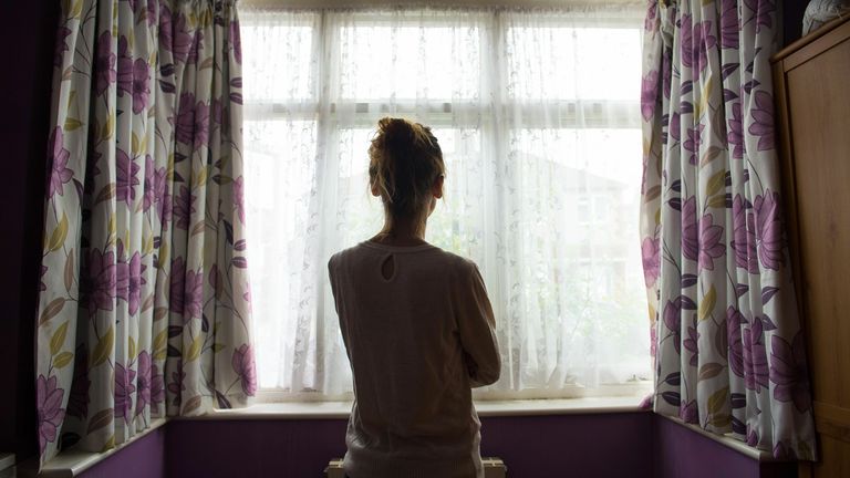 Embargoed until 00:01 Friday June 31. ..A victim of modern slavery, photographed at a safe house in greater London. PRESS ASSOCIATION Photo. Picture date: Thursday July 30, 2015. Photo credit should read: Dominic Lipinski/PA Wire