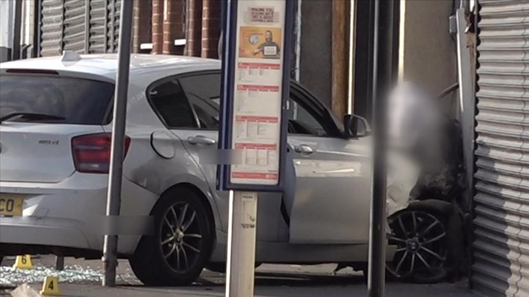 A two week old boy has died after his stroller was hit by a car.  A BMW reportedly was involved in a collision with another car on High Street, Brownhills, before it hit the baby's stroller around 4 p.m. on Easter Sunday, West Midlands Police said.  The baby was pushed onto the sidewalk by the family at the time and suffered serious injuries.

