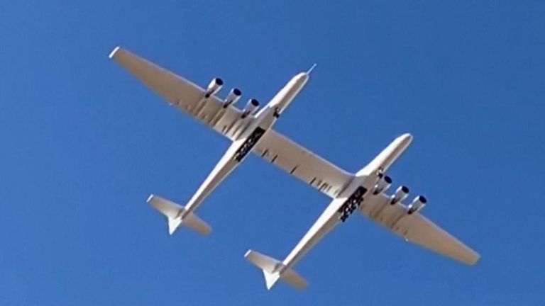  Stratolaunch Roc aircraft. 

