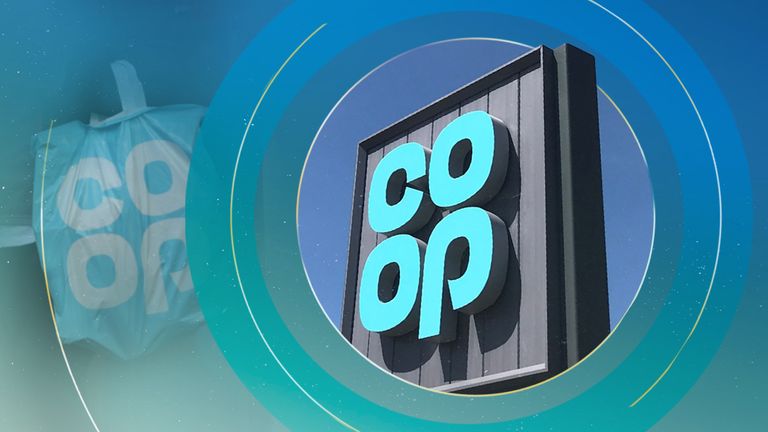 The Co-op says increased use of "bags for life" has seen an increase in the use of plastic