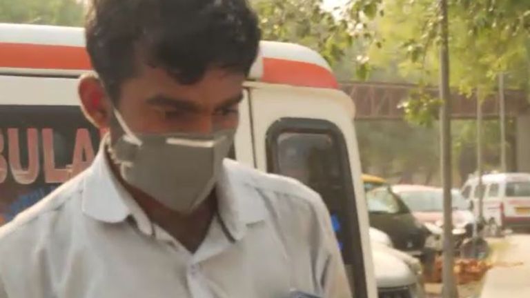 This ambulance driver says he is transporting &#39;10 to 12&#39; bodies daily from just one hospital