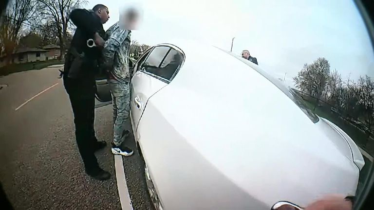 Daunte Wright was stopped by police over an invalid registration plate on his car