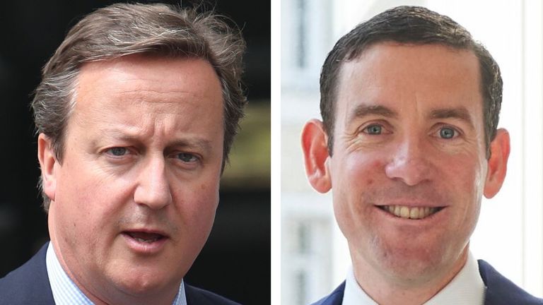 David Cameron and Lex Greensill