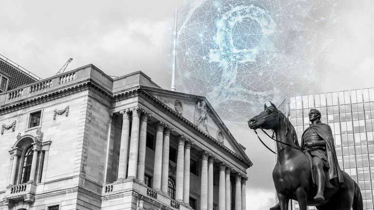 Une version numérique de la livre sterling ne remplacerait ni les espèces physiques ni les comptes bancaires existants, selon la Banque d'Angleterre