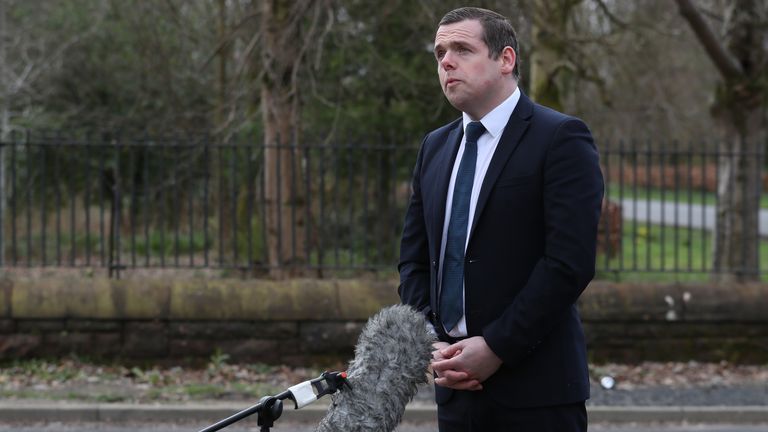 Scottish Conservative Leader Douglas Ross