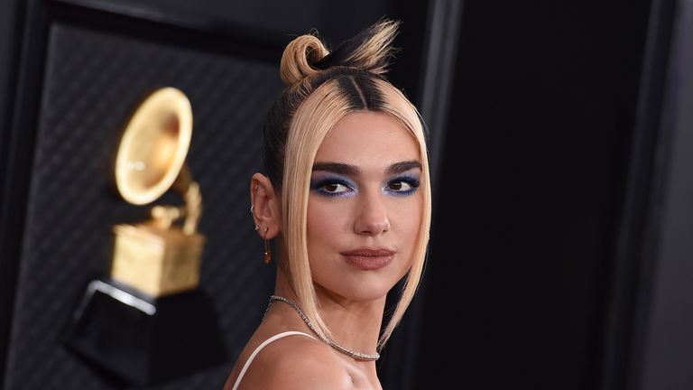 Dua Lipa will be among the artists performing Pic: AP