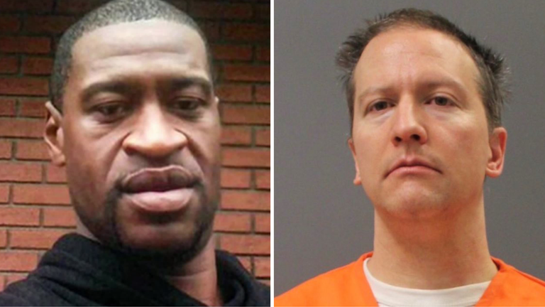 George Floyd and Derek Chauvin. Pic: Minnesota Department of Corrections