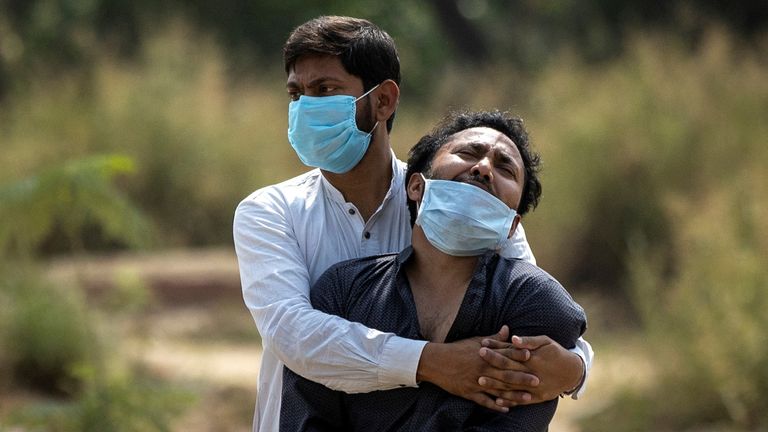 According to official figures, Delhi recorded over 17,000 coronavirus cases on 14 April