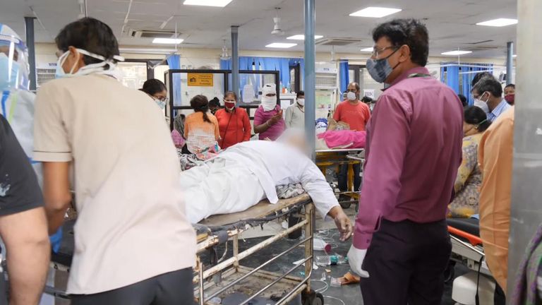 Inside a Delhi hospital during the COVID crisis