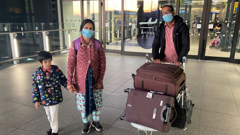 This family arrived in time to quarantine at home instead of paying thousands for a hotel