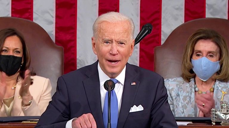 President Biden outlines his achievements from his first 100 days in office