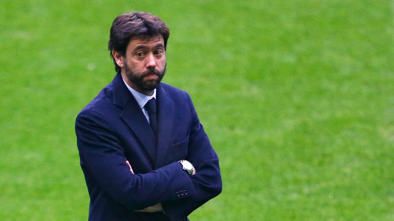 Andrea Agnelli, president of Juventus