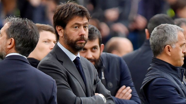 Andrea Agnelli has said that it the Super League can no longer go ahead without the involvement of the English clubs
