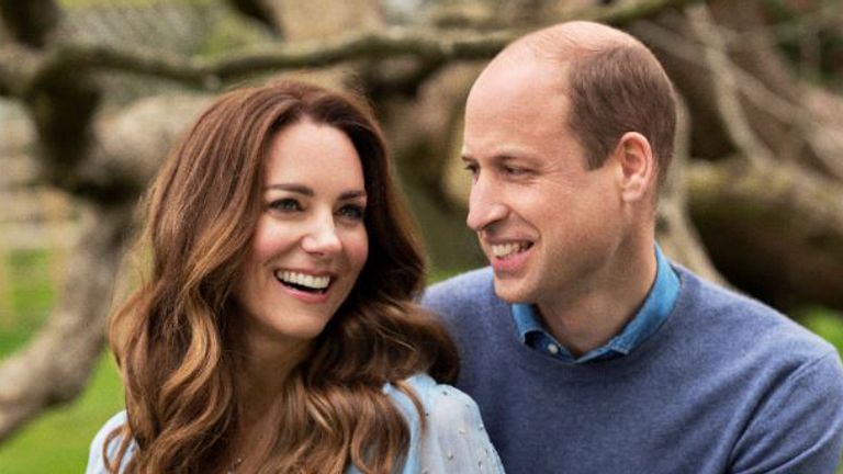 Kate and William ahead of their 10th anniversary on 29 April. Pic: Chris Floyd/Camera Press