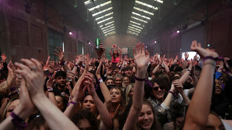 People Enjoy Their Time At A Nightclub As Part Of A National Research 