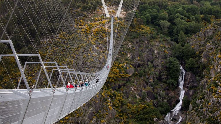World&#39;s longest pedestrian suspension bridge