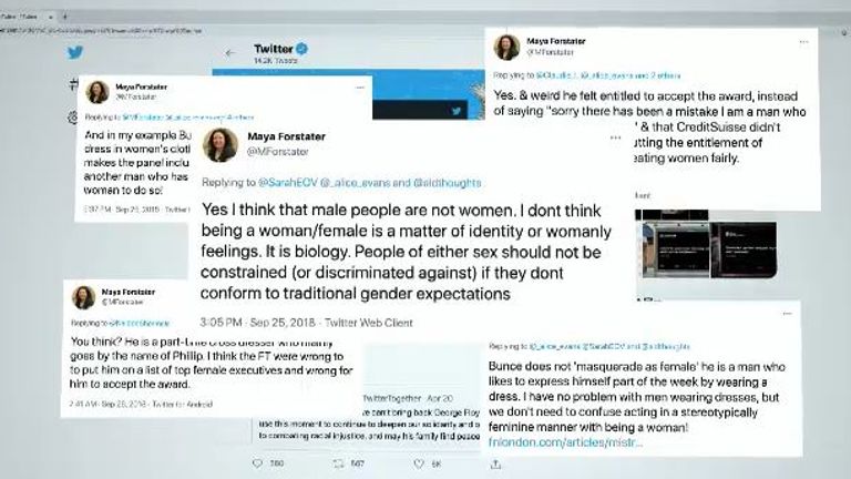 Maya Forstater: Woman who lost her job over transgender views awarded £100k compensation | UK News