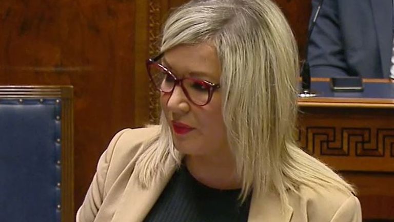 Michelle O&#39;Neill criticises those responsible for violence in Northern Ireland