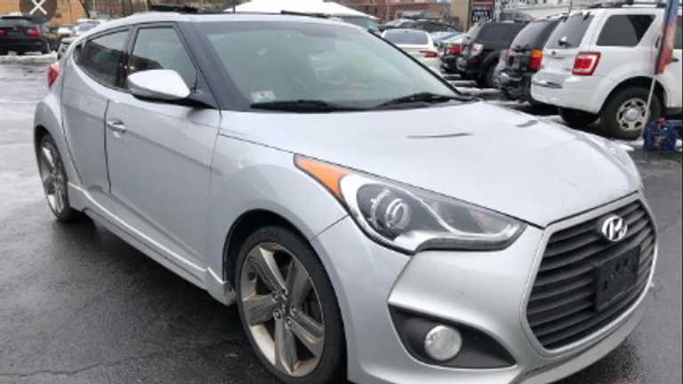 The pair were seen leaving Ms Murphey&#39;s home on 19 April in a silver Hyundai (pictured). Pic Garda