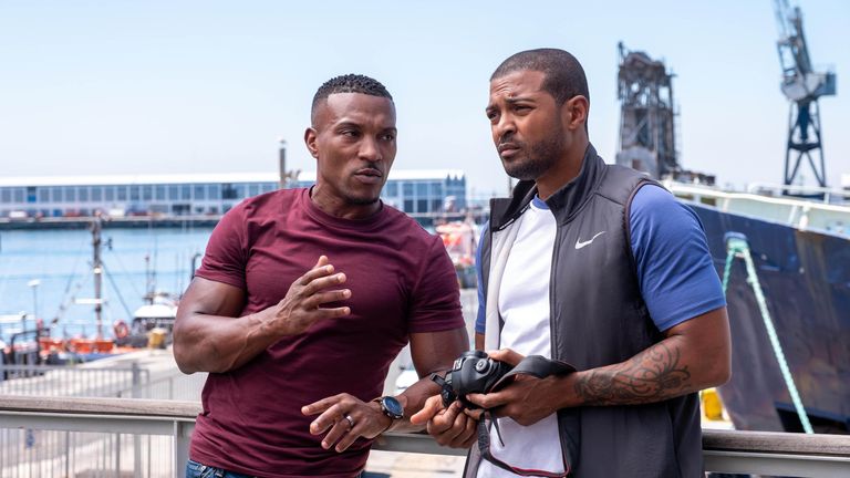 Noel Clark (right) and Ashley Walters starred in Bulletproof