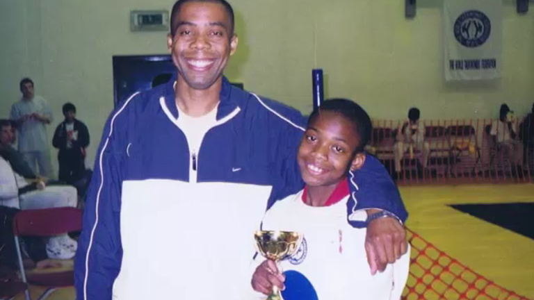 Lutalo Muhammad and his dad