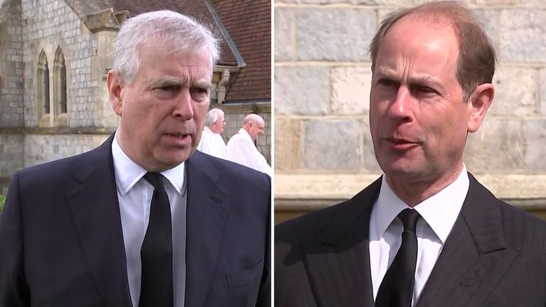 PRINCE ANDREW AND PRINCE EDWARD PAY TRIBUTE TO THEIR LATE FATHER 