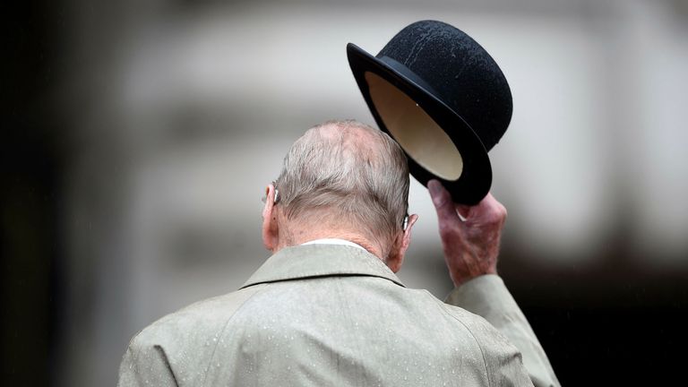 Only 30 mourners will be allowed at the duke's funeral. Pic: AP                                 