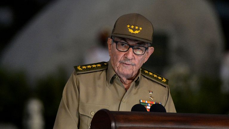 Raul Castro has announced he is retiring. File pic