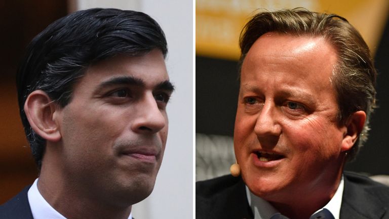 Rishi Sunak et David Cameron ont échangé des SMS sur la société de services financiers Greensill Capital