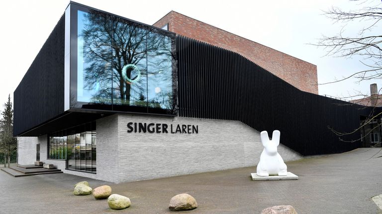 The Singer Laren Museum, where the work of art "Spring Garden" by Vincent Van Gogh was stolen, is seen, in Laren