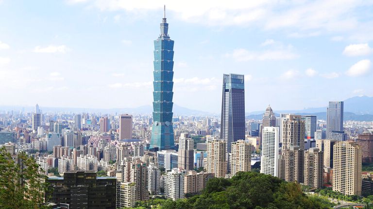 The famous Taipei 101 in the capital