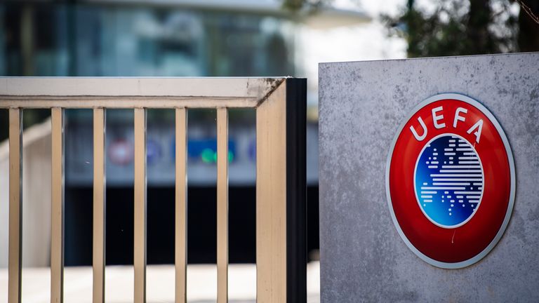 Siège de l'UEFA à Nyon, Suisse.  Pic: AP