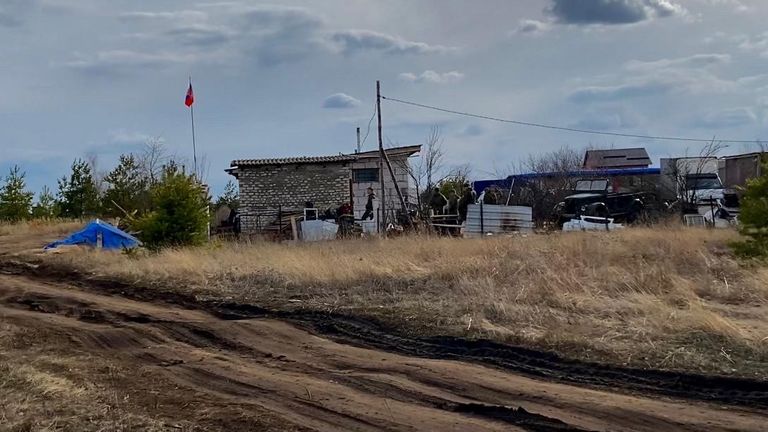 camp de campagne près de Voronej