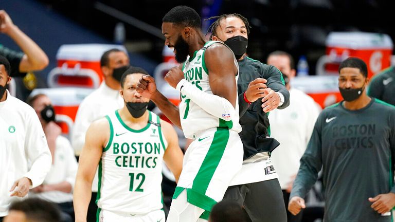 Celtics' hot run snaps Nuggets' streak