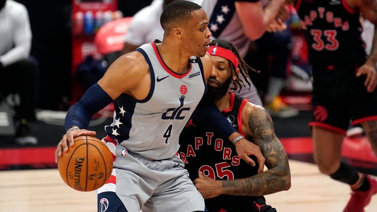 Westbrook's triple-double in vain at Raptors