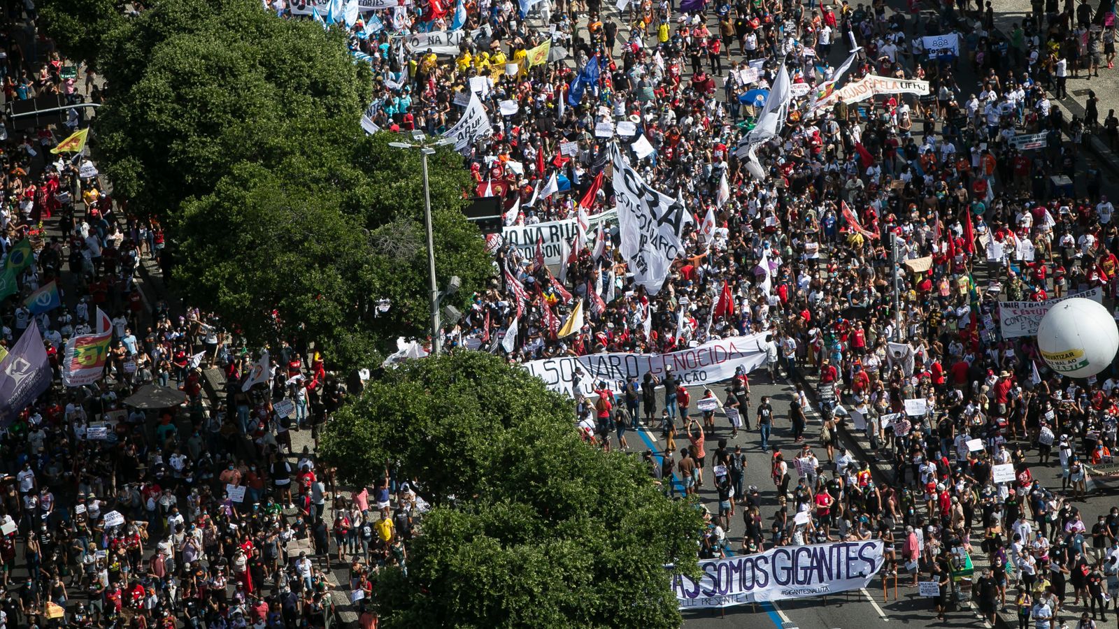 COVID-19: Thousands protest across Brazil over President Bolsonaro’s handling of coronavirus crisis