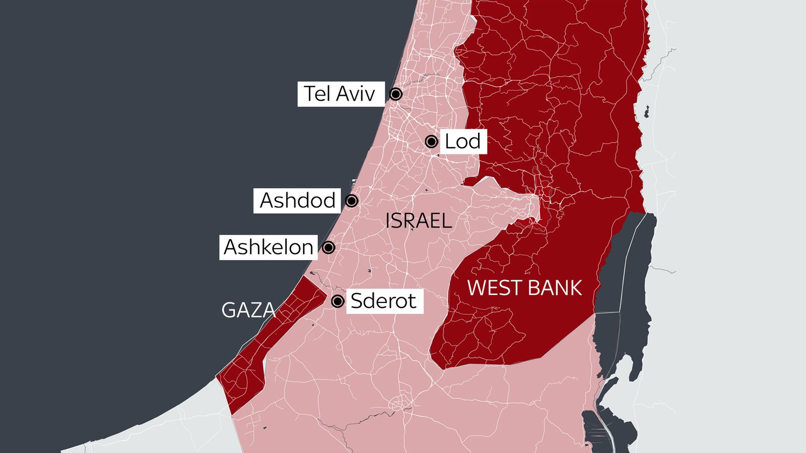 Israel-Gaza violence: Where are the attacks and clashes happening? | UK