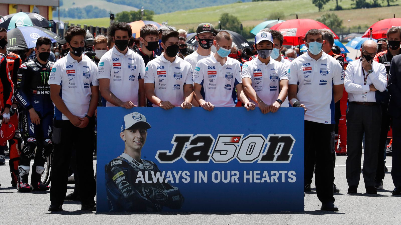 Jason Dupasquier: Moto3 motorcycle racer dies after crash at Italian grand prix qualifying