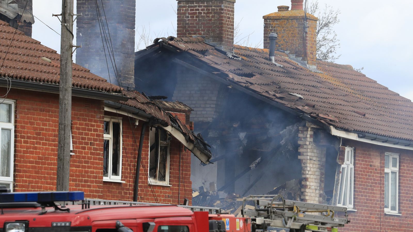 Two seriously injured after explosion at house in Kent | UK News | Sky News