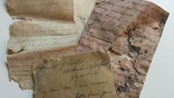 Letters sent to Lance corporal William Swift during First World War that have been unearthed from an apartment in Northern France. Pic: Memorial 14-18 Notre Dame de Lorette Facebook