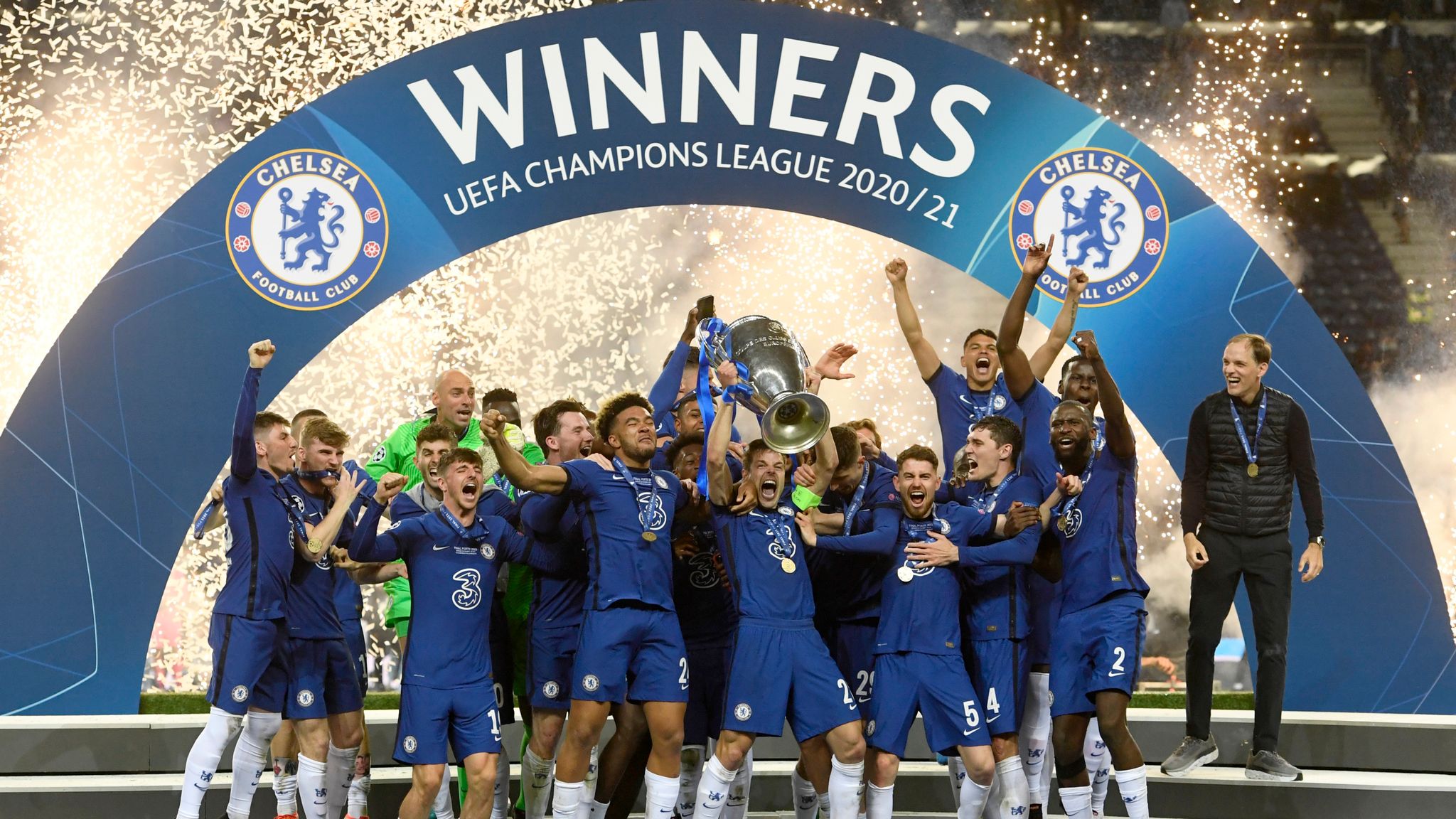 Chelsea, English Premier League winners, eye Champions League