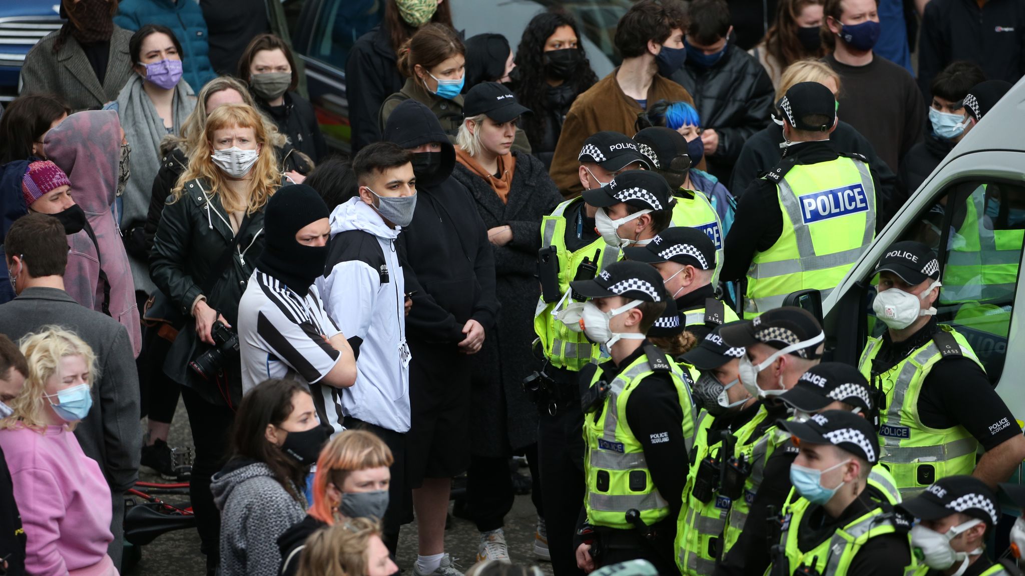 Glasgow immigration raid Men detained by Home Office released after