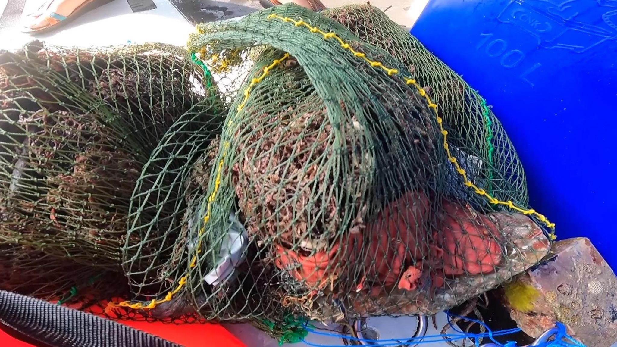 Abandoned fishing nets in Thailand's oceans are being transformed into