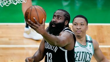 Harden sweet dish display at Celtics