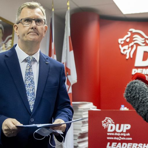 Sir Jeffrey Donaldson will be new DUP leader - the party's third in space of two months