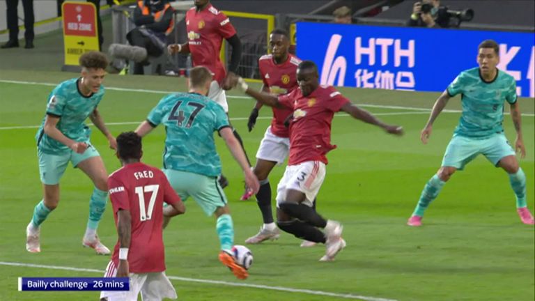 Was Bailly's challenge a penalty?