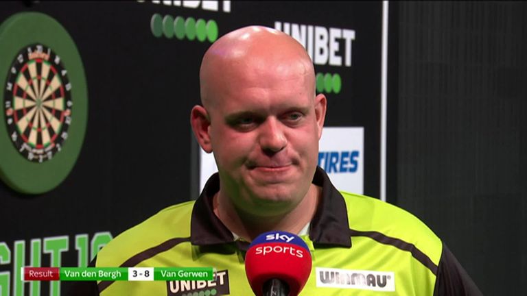 Premier League Darts 2021 Michael Van Gerwen Too Strong For Dimitri Van Den Asume Tech