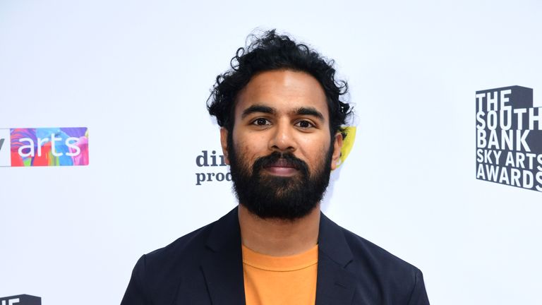 Himesh Patel attending the South Bank Sky Arts Awards at the Savoy Hotel in London.