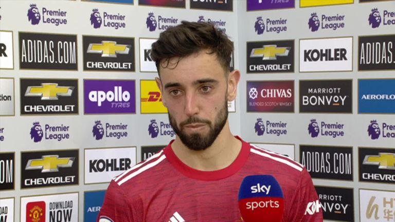 Fernandes: I don't think I touched the ball